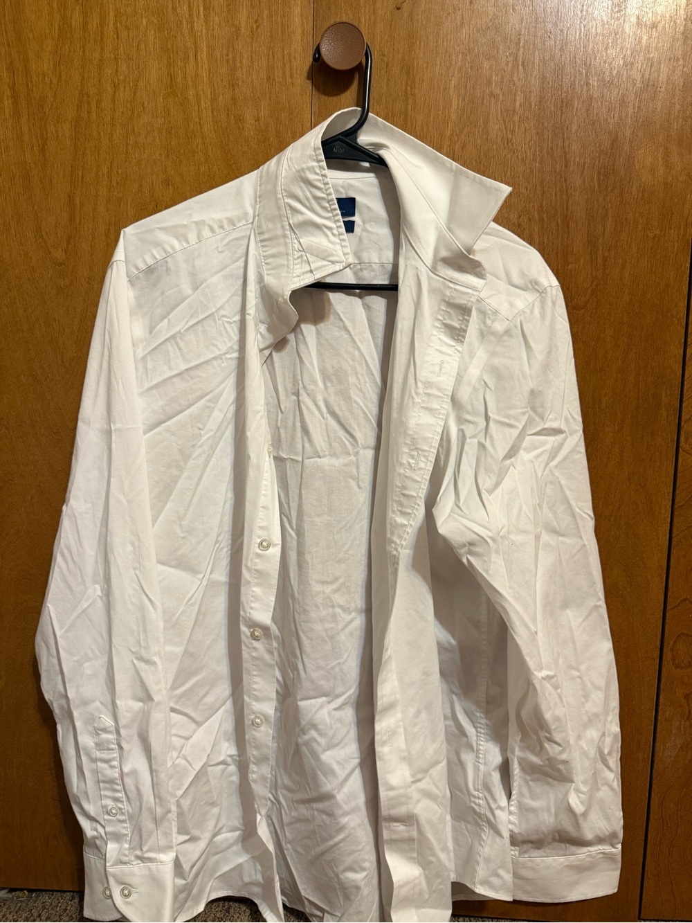 Men's Classic White Button-Up Shirt Jacket